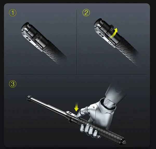 Automatic Retractable Self-Defence Rod - Shopandsave