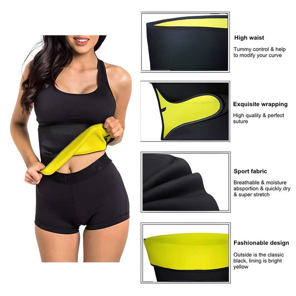 Sweat Belt - Hot Body Shaper Belly Fat Burner For Men & Women - Shopandsave