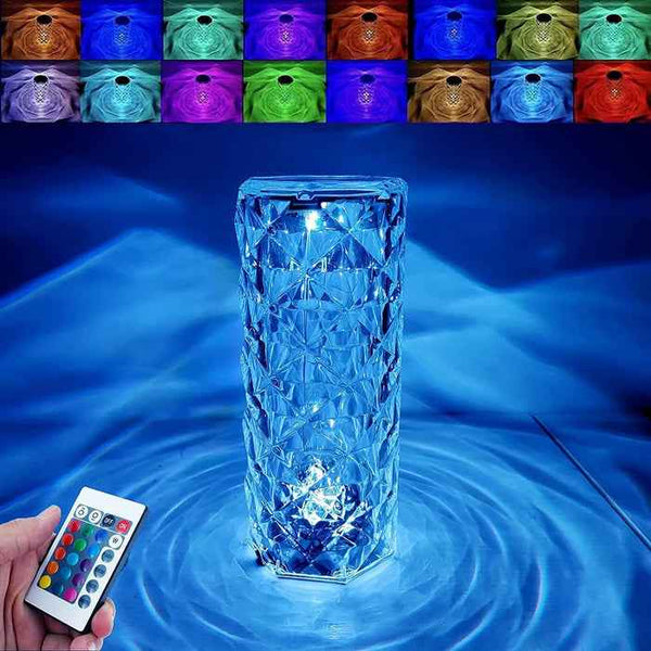 Diamond Crystal LED Lamp - Shopandsave
