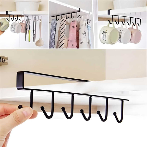Mug Cups Wine Glasses Storage Hooks Kitchen - Shopandsave