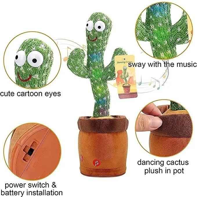 LED Musical Dancing & Mimicry Cactus Toy - Shopandsave
