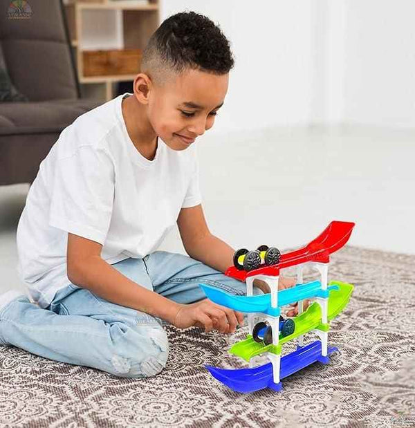 Ramp Racer , Multi level Ramp Racing Car Toy Set - Shopandsave