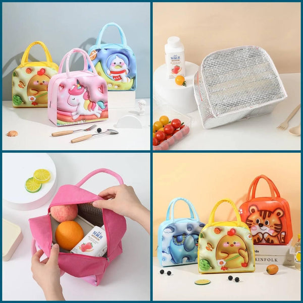 3D Cartoon Lunch Bag For Kids - Shopandsave