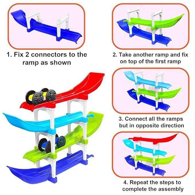 Ramp Racer , Multi level Ramp Racing Car Toy Set - Shopandsave