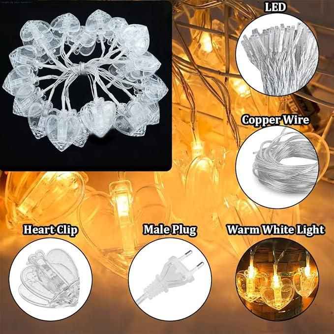 Heart Shaped Led Lights - Shopandsave
