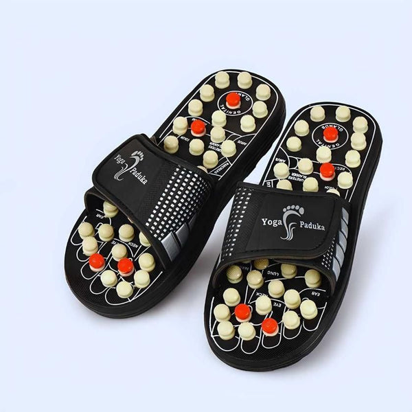 Acupressure and Magnetic Therapy Paduka Slippers for Full Body Blood Circulation For Men and Women - Shopandsave
