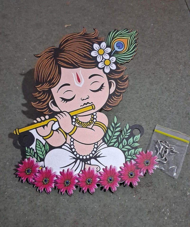 Krishna Wooden Keys Hanger - Shopandsave