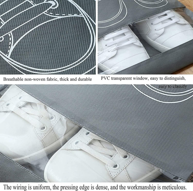 Shoe Bag - Transparent Window Portable Travel Dust-Proof Shoe Bags - Shopandsave