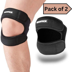 Knee Pain Relief Adjustable Neoprene Knee Strap (Pack of 2) - Shopandsave