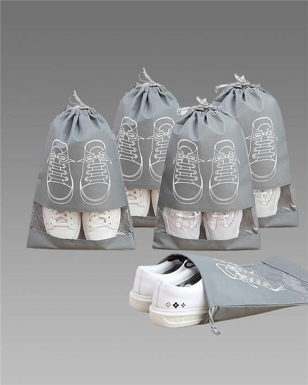 Shoe Bag - Transparent Window Portable Travel Dust-Proof Shoe Bags - Shopandsave