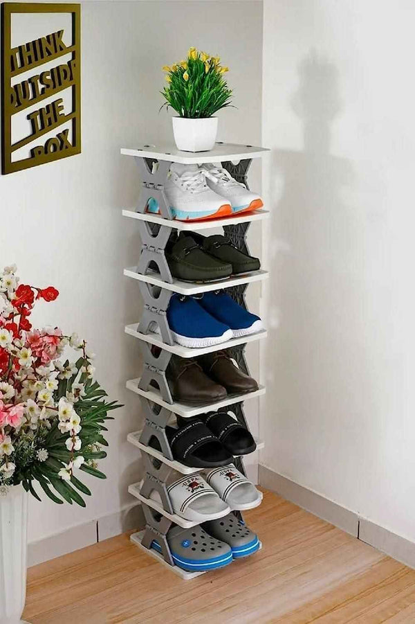 Smart Foldable Shoes Tier Shoe Rack 6 Layer - Shopandsave