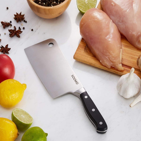 High-Carbon Stainless Steel Meat Cleaver/Knife Pack of 1 - Shopandsave