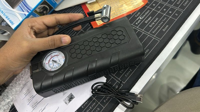 Portable Air Compressor Tire Inflator - Shopandsave