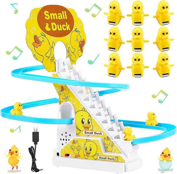 Stair Climbing Ducklings Race Track Set - Shopandsave