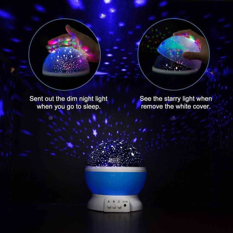 Star Master Dream Color Changing Rotating Projection Lamp - Shopandsave
