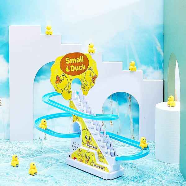 Stair Climbing Ducklings Race Track Set - Shopandsave