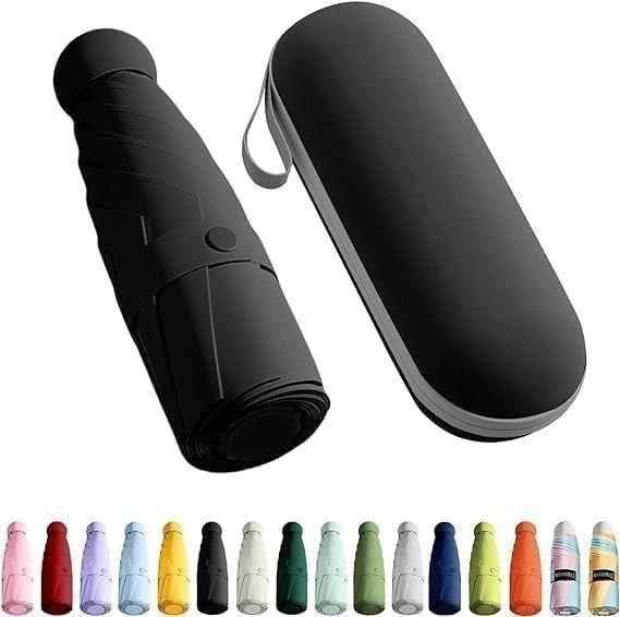 Mini Umbrella with Case for Men & Women - Manual Open Design - Shopandsave