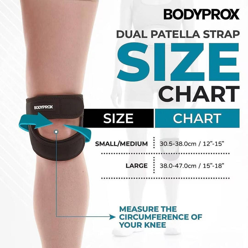 Knee Pain Relief Adjustable Neoprene Knee Strap (Pack of 2) - Shopandsave
