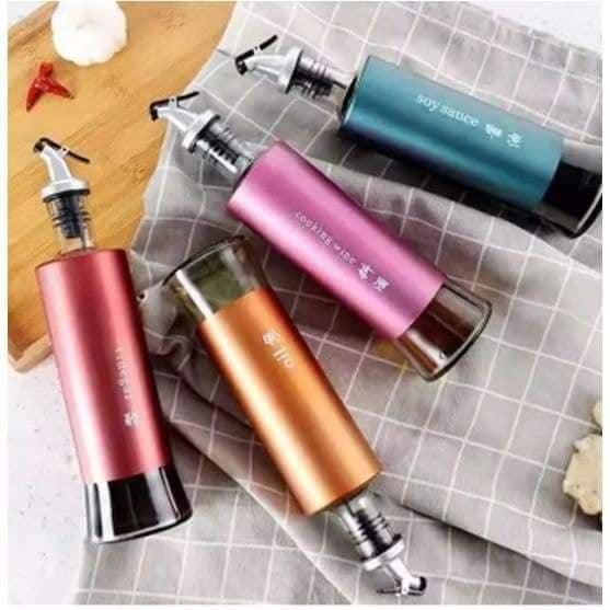 Oil Dispenser Bottle Automatic Opening and Closing Oil Pot - Shopandsave