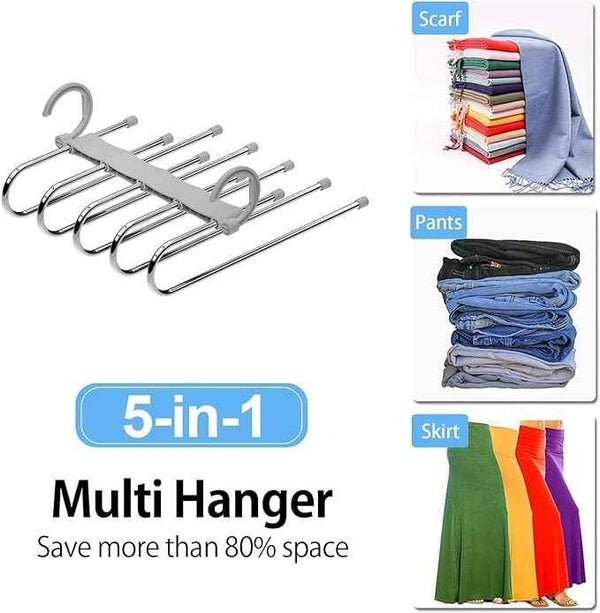 5 in 1 Cloth Hanger - Shopandsave