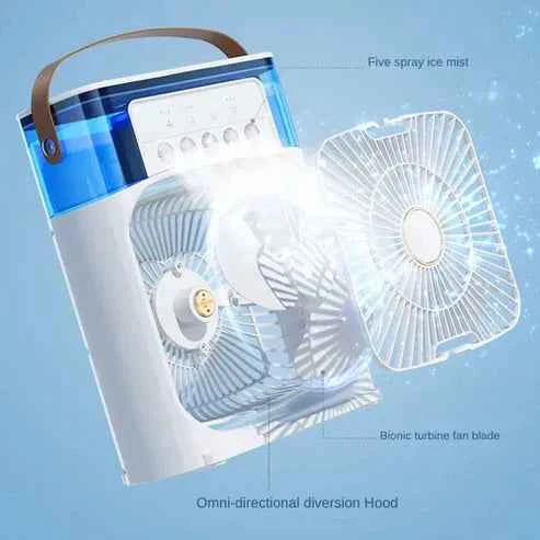 Portable Air Cooler Fan😍Air Conditioner | Multicolour - Shopandsave