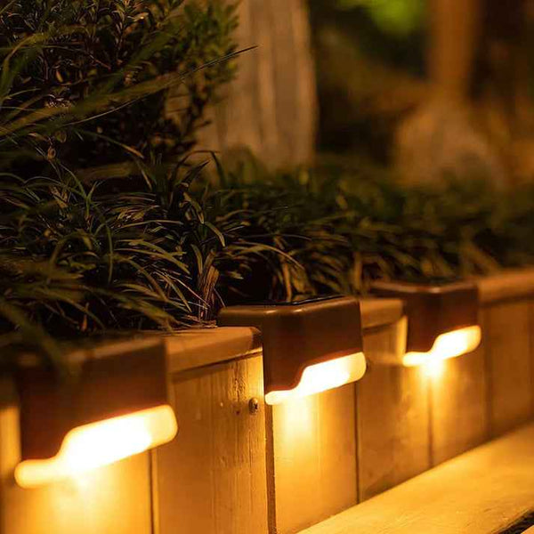 Solar Stair Lights : Auto Light Up In The Dark - Shopandsave
