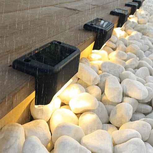 Solar Stair Lights : Auto Light Up In The Dark - Shopandsave