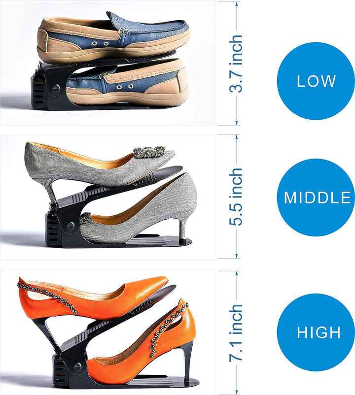 Shoe Organizer - The Adjustable Shoe Rack Space Saver - Shopandsave