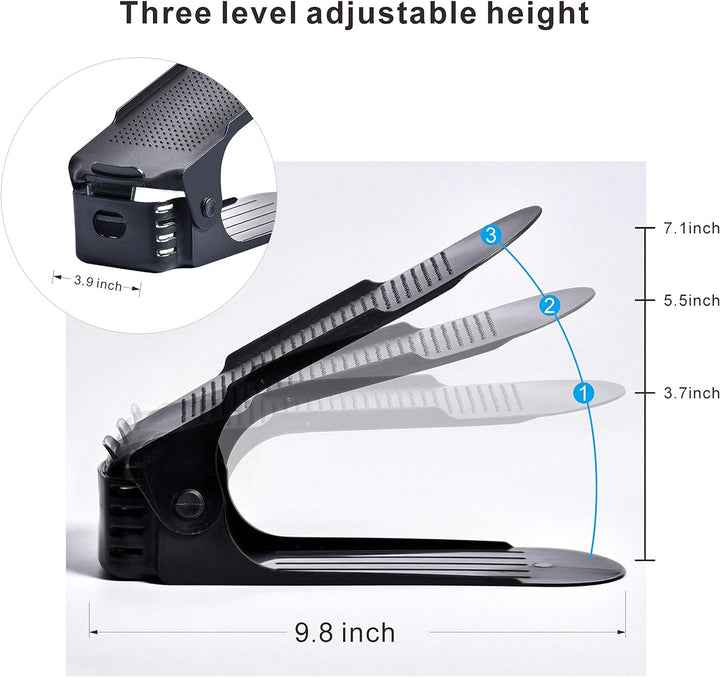 Shoe Organizer - The Adjustable Shoe Rack Space Saver - Shopandsave